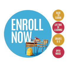 Enroll Now Desk Set 