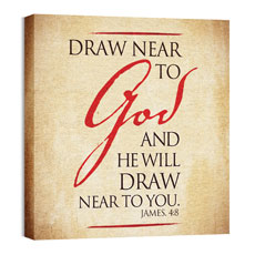 Red Script James 4:8 