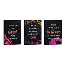 John 3:16 Triptych 