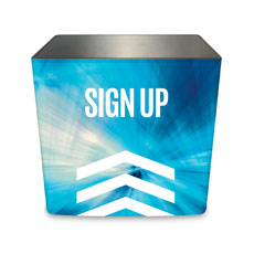 Chevron Blue Sign Up 