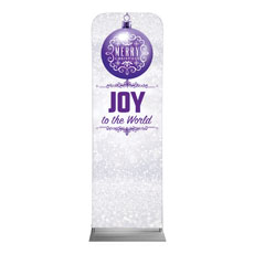 Silver Snow Joy Ornament 