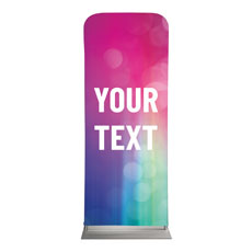 Colorful Lights Your Text Stacked 