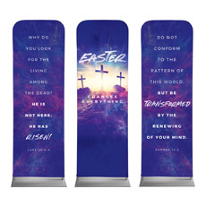 Easter Changes Everything Crosses Triptych 