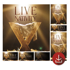 Live Nativity Manger 