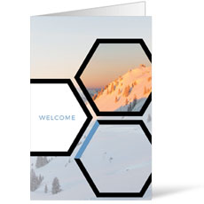 Welcome Hexagon Winter 