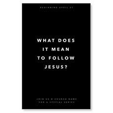 Following Jesus 