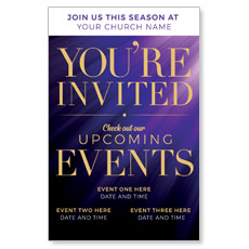 Purple Custom Invite 