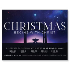 Begins With Christ Manger 