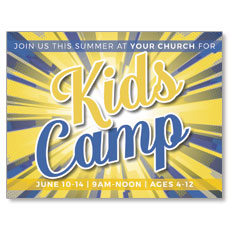 Kids Camp Comic Burst 