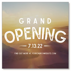 Grand Opening Landscape 