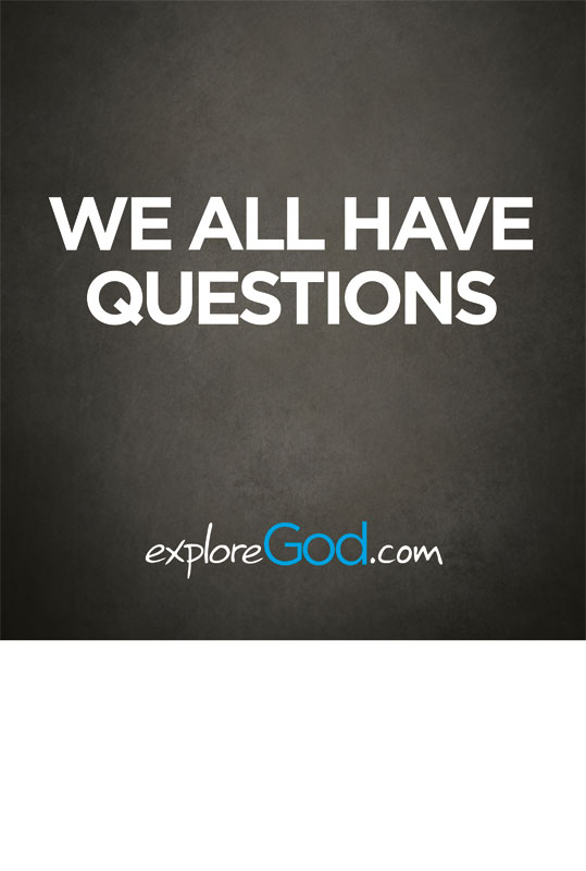 Posters, Encouragement, Explore God We Have Questions, 12 x 18