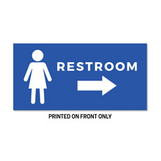 Women's Restroom Blue 