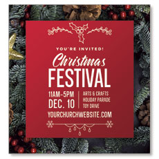 Christmas Festival Invite 