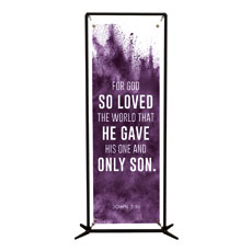 Purple Powder John 3:16 