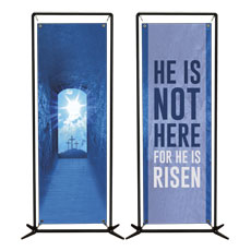 He Is Risen Stairs Pair 