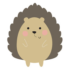 Woodland Friends Hedgehog 