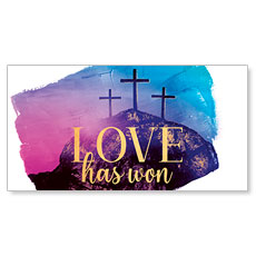 Love Has Won Paint Crosses 