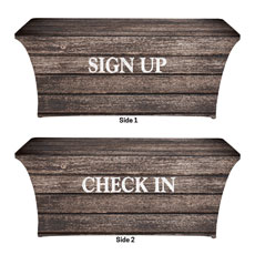 Rustic Charm Sign Up Check In 