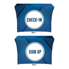 Bold Blue Sign Up Check In 