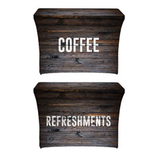 Dark Wood Coffee Refreshments 