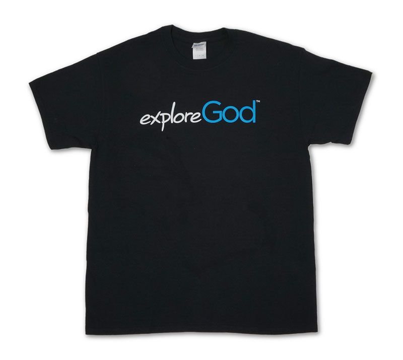T-Shirts, Encouragement, Explore God Logo - Large, Large (Unisex)
