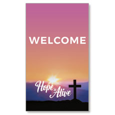 Hope Is Alive Sunrise Cross 